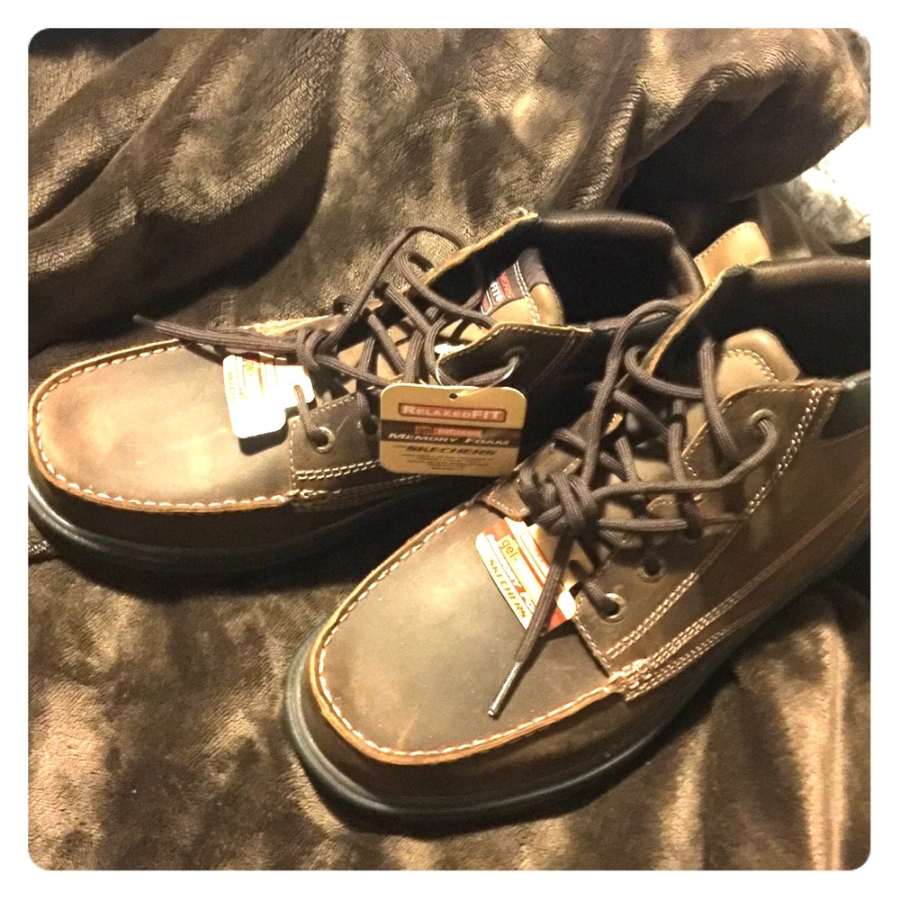 Skechers gel-infused relaxed fit memory foam